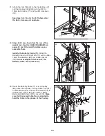 Preview for 15 page of Gold's Gym Platinum User Manual