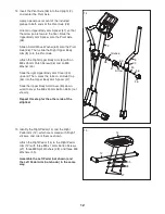 Preview for 12 page of Gold's Gym Stride Trainer 380 User Manual