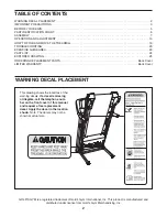 Preview for 2 page of Gold's Gym Stride Trainer 410 User Manual