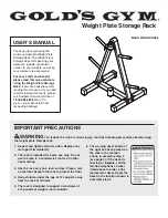 Gold's Gym WGGRKOS06 User Manual preview