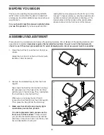 Preview for 3 page of Gold's Gym XR 6.1 CURL PAD User Manual