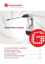 Goldschmidt SMARTWELD SPARK Operation Manual предпросмотр