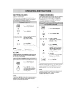 Preview for 10 page of Goldstar 3828W5A0445 Owner'S Manual & Cooking Manual