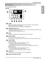 Предварительный просмотр 17 страницы Goldstar BG8000ER Owner'S Manual