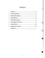 Preview for 2 page of Goldstar CF-25C26 Series Service Manual