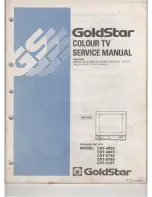 Preview for 1 page of Goldstar CNT- 4885 Service Manual