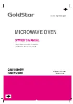 Goldstar GMV1580TB Owner'S Manual preview