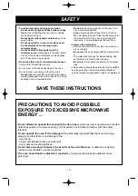 Preview for 4 page of Goldstar GMV1580TB Owner'S Manual