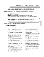 Preview for 3 page of Goldstar GP100CE User'S Manual & Installation Instructions