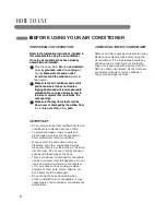 Preview for 8 page of Goldstar GP100CE User'S Manual & Installation Instructions