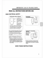 Предварительный просмотр 5 страницы Goldstar GP120CE User'S Manual & Installation Instructions