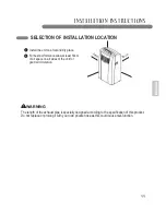 Preview for 11 page of Goldstar GP120CE User'S Manual & Installation Instructions