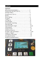 Preview for 2 page of Goldstar GT18+ User Manual