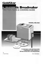 Goldstar HB-036E Instructions & Cooking Manual preview