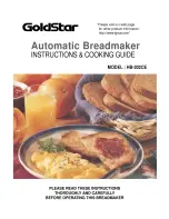 Goldstar HB-202CE Instructions & Cooking Manual preview