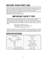 Preview for 4 page of Goldstar HB-202CE Instructions & Cooking Manual