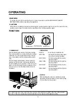 Preview for 3 page of Goldstar LW-C1230XL Owner'S Manual