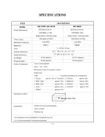 Preview for 4 page of Goldstar MA-1002W Service Manual