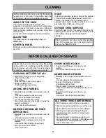 Preview for 12 page of Goldstar MA-1005W Owner'S Manual & Cooking Manual