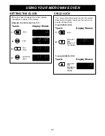 Предварительный просмотр 11 страницы Goldstar MA-1012B Owner'S Manual & Cooking Manual