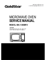 Предварительный просмотр 1 страницы Goldstar MA-1303BRV Service Manual