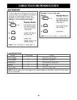 Preview for 12 page of Goldstar MA-1403B Owner'S Manual & Cooking Manual