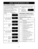 Предварительный просмотр 13 страницы Goldstar MA-1417B Owner'S Manual & Cooking Manual