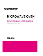 Предварительный просмотр 1 страницы Goldstar MA-7801 Owner'S Manual