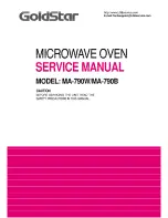 Goldstar MA-790B Service Manual предпросмотр