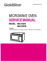 Предварительный просмотр 1 страницы Goldstar MA2120B Service Manual