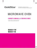 Goldstar MA6511B Owner'S Manual & Cooking Manual предпросмотр