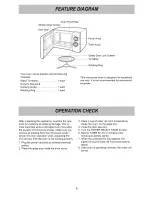 Preview for 9 page of Goldstar MA7511B Owner's manual & cooking guige Owner'S Manual & Cooking Manual