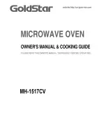 Goldstar MH-1517CV Owner'S Manual & Cooking Manual предпросмотр