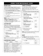 Preview for 14 page of Goldstar MH-1517CV Owner'S Manual & Cooking Manual