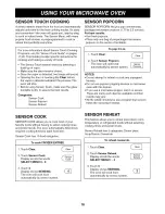 Preview for 16 page of Goldstar MH-1517CV Owner'S Manual & Cooking Manual