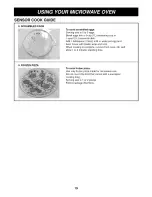 Preview for 19 page of Goldstar MH-1517CV Owner'S Manual & Cooking Manual