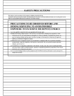 Preview for 2 page of Goldstar ms-71gmu Service Manual