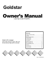 Goldstar MS-84MK Owner'S Manual предпросмотр