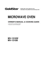 Goldstar MV-1310B Owner'S Manual & Cooking Manual предпросмотр