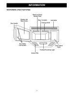 Предварительный просмотр 7 страницы Goldstar MV-1401B Owner'S Manual & Cooking Manual