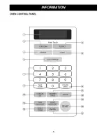 Предварительный просмотр 8 страницы Goldstar MV-1401B Owner'S Manual & Cooking Manual