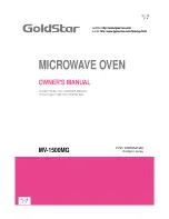 Предварительный просмотр 1 страницы Goldstar MV-1500MG Owner'S Manual