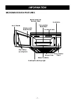 Preview for 7 page of Goldstar MV-1725W Owner'S Manual & Cooking Manual