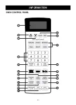 Предварительный просмотр 8 страницы Goldstar MV-1725W Owner'S Manual & Cooking Manual