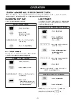 Preview for 10 page of Goldstar MV-1725W Owner'S Manual & Cooking Manual