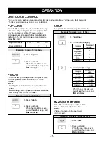 Preview for 15 page of Goldstar MV-1725W Owner'S Manual & Cooking Manual