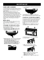 Предварительный просмотр 27 страницы Goldstar MV-1725W Owner'S Manual & Cooking Manual