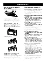 Preview for 28 page of Goldstar MV-1725W Owner'S Manual & Cooking Manual