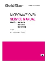 Goldstar MV1501B Service Manual предпросмотр