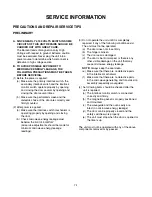 Preview for 12 page of Goldstar MV1501B Service Manual